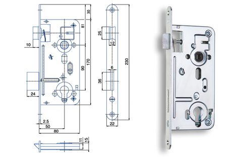 Spynos mechanizmas 24026